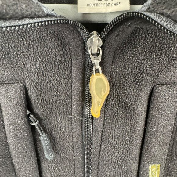 Drake Waterfowl Systems Black Fleece Jacket Mens S With Zippered Pockets - Picture 5 of 10